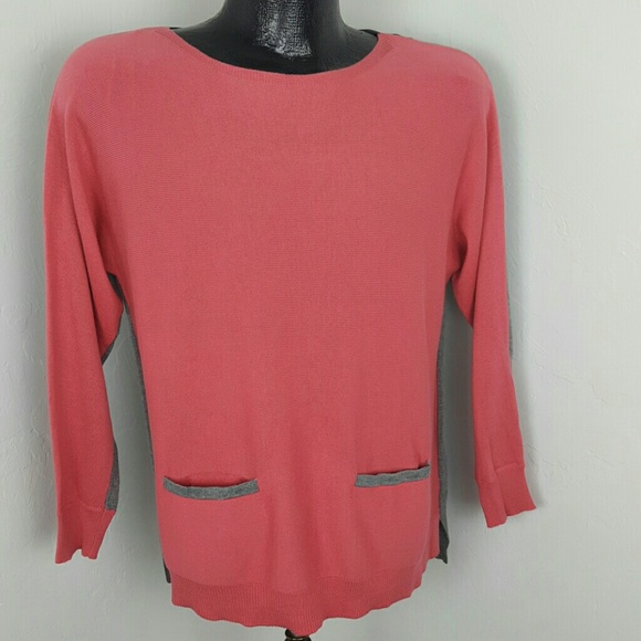 Vince Camuto sweater tunic cotton blend women size PM - Picture 1 of 6